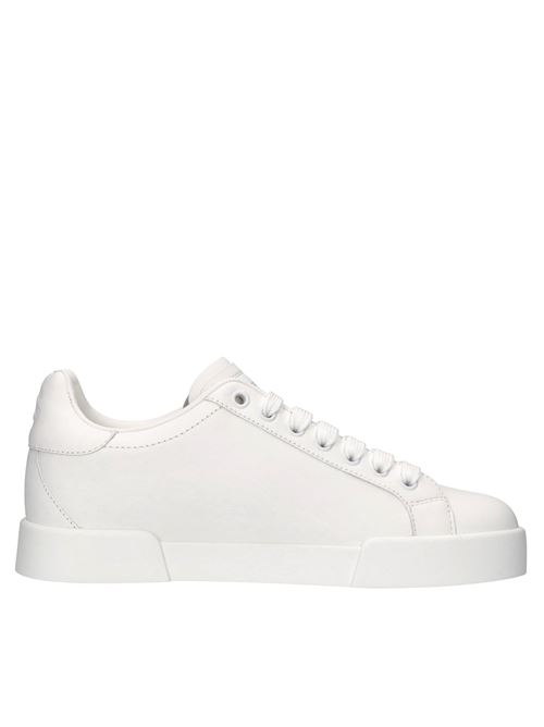 Sneakers Portofino Light in pelle DOLCE&GABBANA | CK2277 AV066 89642BIANCO